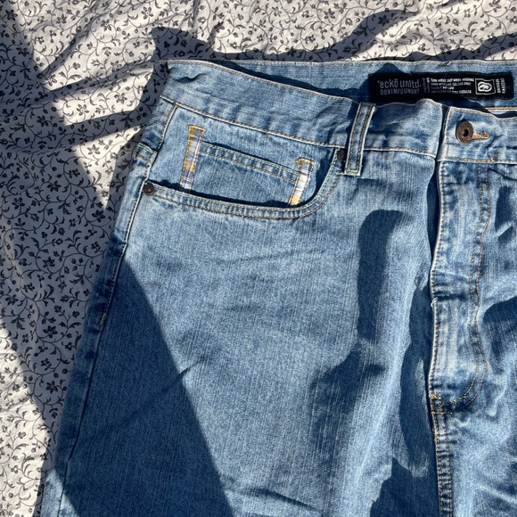 super sick y2k baggy 5-pocket ecko unltd jort - Picture 5 of 6